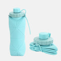 600ml Collapsible Silicone Water Bottle – Compact, Reusable & Travel-Friendly
