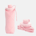 600ml Collapsible Silicone Water Bottle – Compact, Reusable & Travel-Friendly