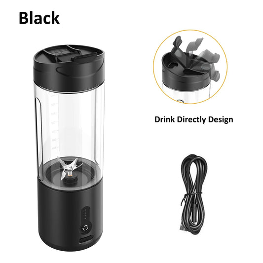 Mini Portable Blender – Rechargeable 530ml Juicer for Smoothies, Ice, and More