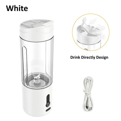 Mini Portable Blender – Rechargeable 530ml Juicer for Smoothies, Ice, and More