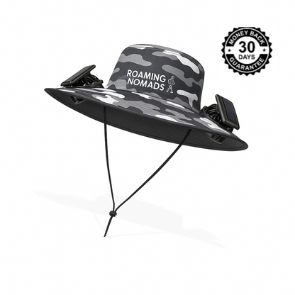 BreezeShade ™ - Solar-Powered Double Fan Sun Hat